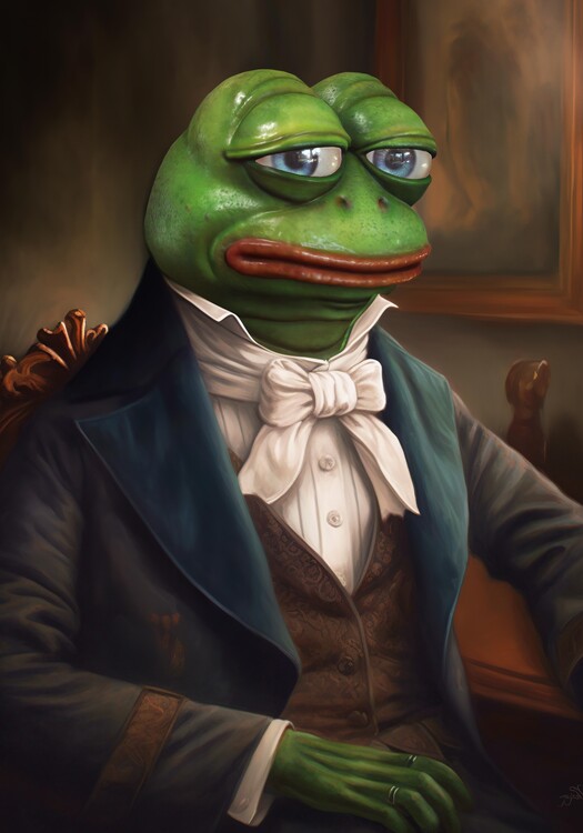 Plakat Vintage Pepe meme