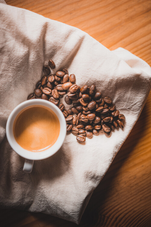Plakat Coffee beans and Espresso