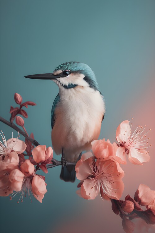 Poster Kingfisher bird