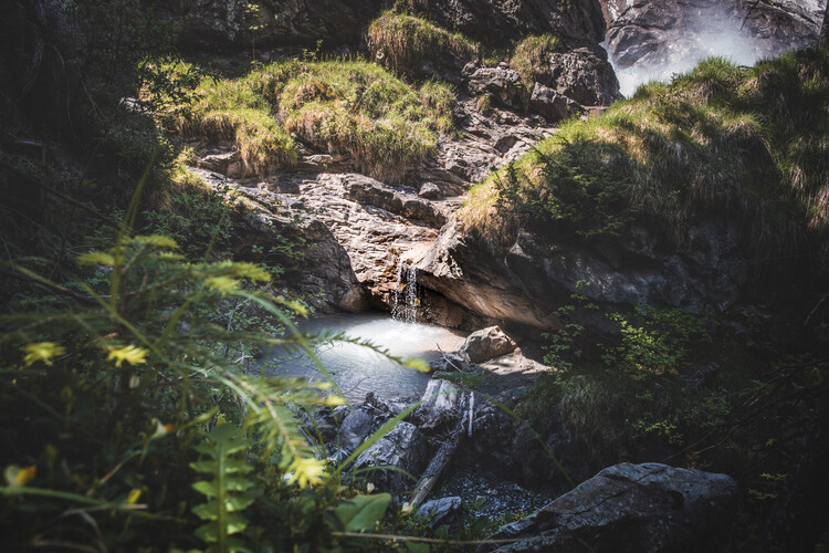 Poster Mini waterfall landscape