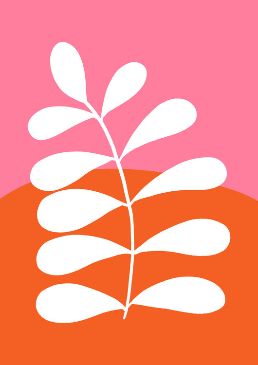 Poster Bailey leaf retro
