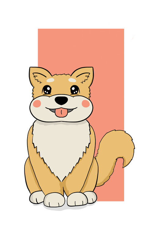 Poster Shiba Inu