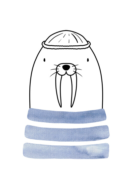 Poster Sailor walrus