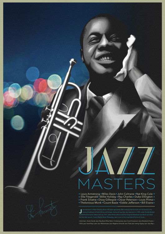 Canvas Print Legend Series- Jazz
