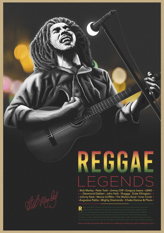 Poster Legends Series- Reggae