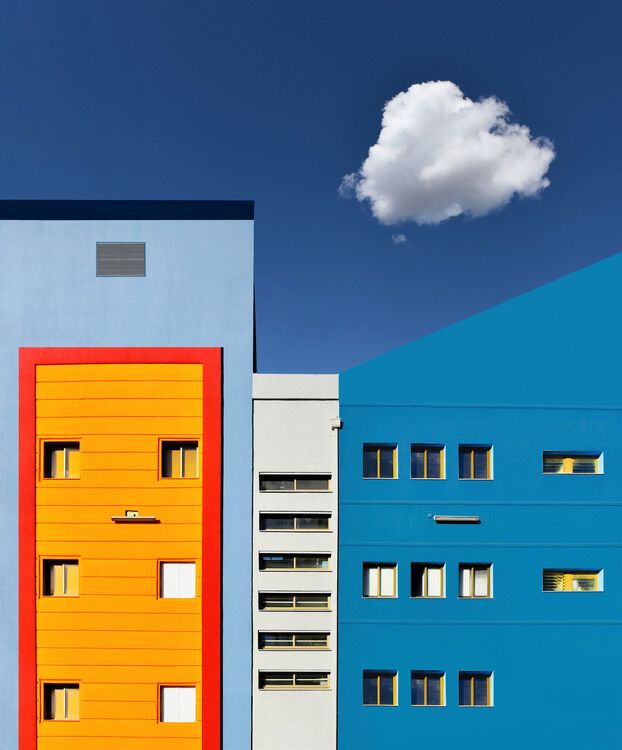 Levně Plakát, Obraz - Facade - Caesarea industrial park, Arnon Orbach, 33.2 × 40 cm