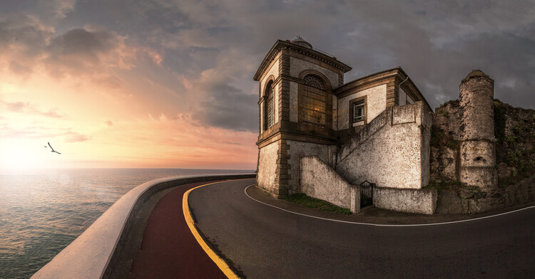 Cuadro en lienzo Faro De Luarca