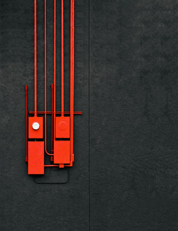 Levně Plakát, Obraz - Red on Black, Arnon Orbach, 30 × 40 cm