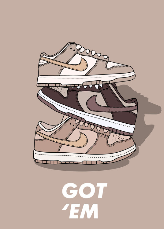 Poster Collection Dunk Sneakers