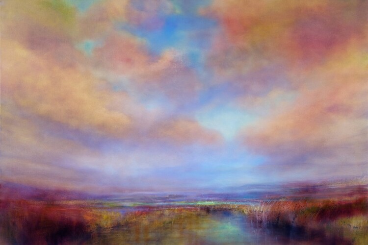 Плакат Colors of light in the heathland