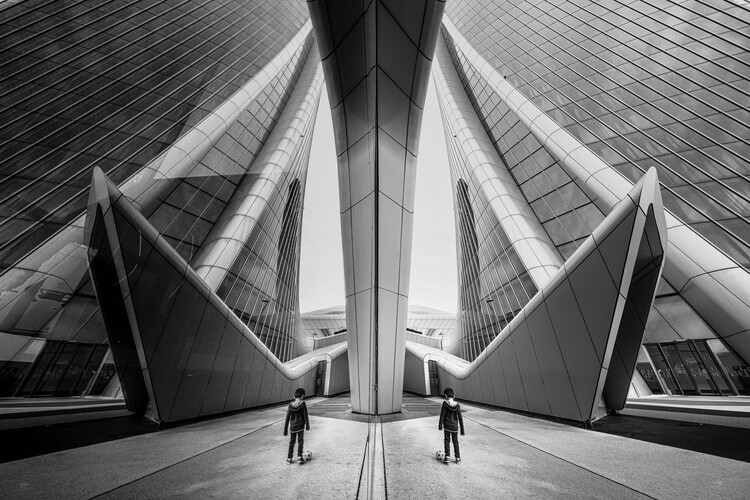 Poster City life's reflections