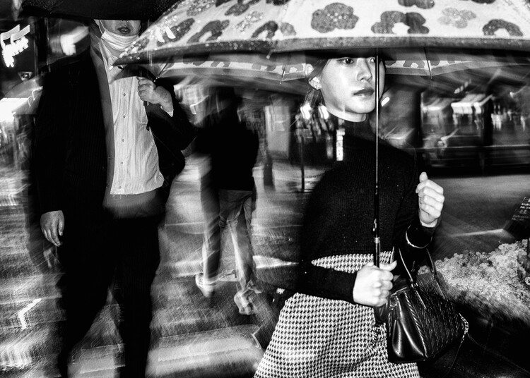 Canvas Print Rainy day