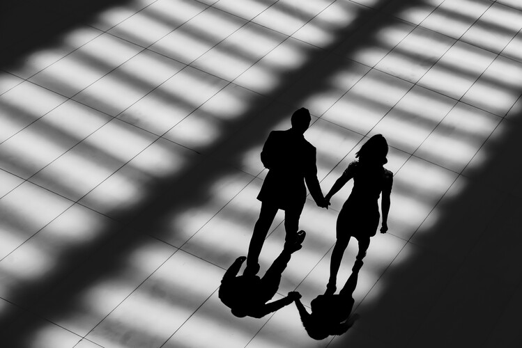 Canvas Print The Walk