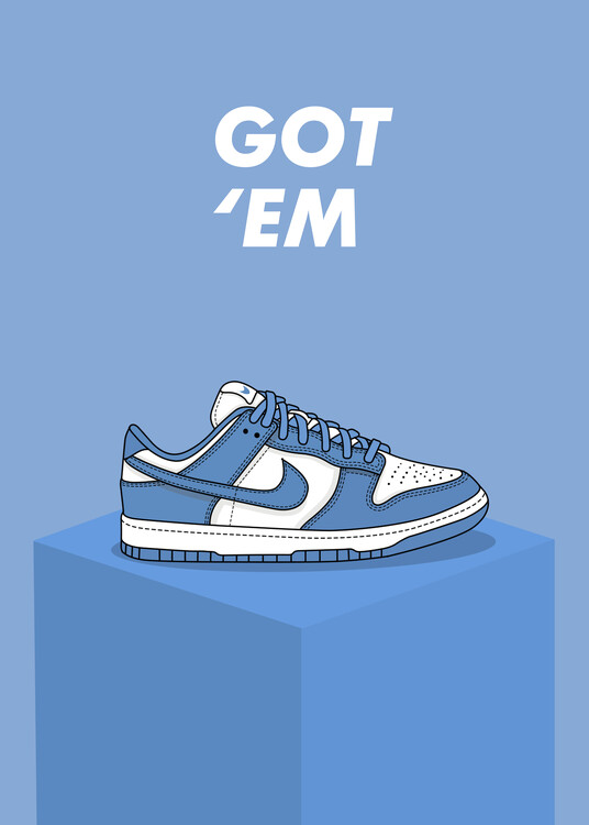 Poster Sneakers Dunk Collection