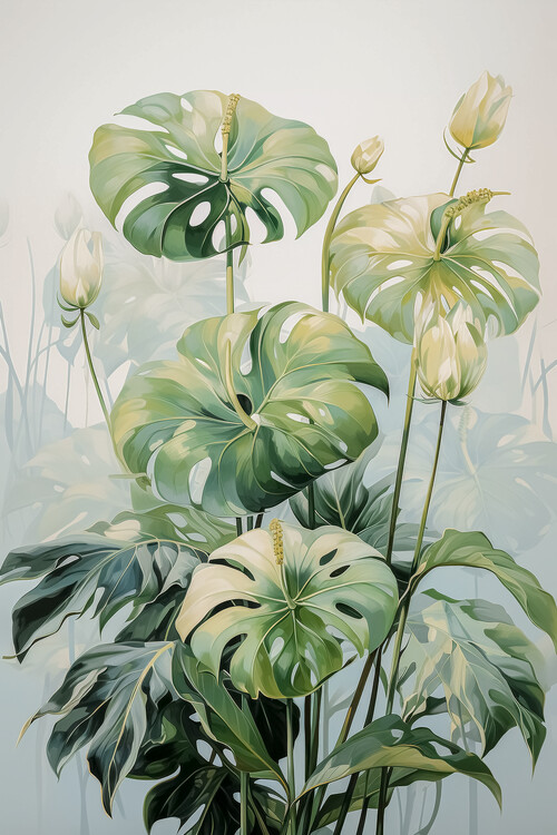 Poster Monstera Flower