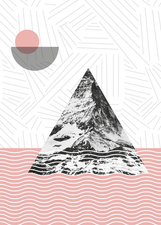 Poster Mountain Line #1