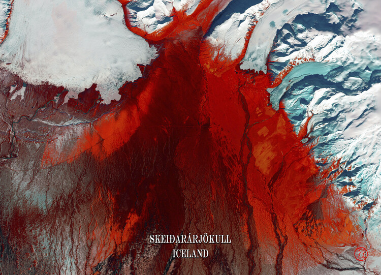 Poster Skeiðarárjökull Iceland Nature