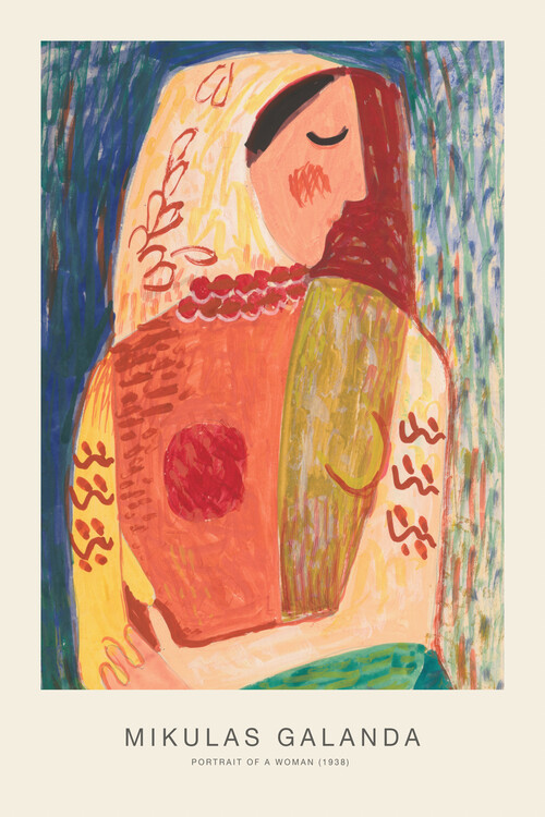 Obraz na plátně Portrait of a Woman (Female Portrait) - Mikulas Galanda