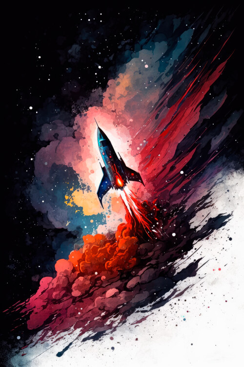 Canvas Print Spaceship