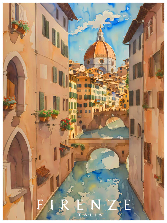 Poster Firenze | Florence | Florenz | Florencia - ITALIA