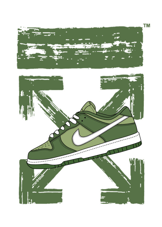 Poster Hypebeast Dunk Sneakers