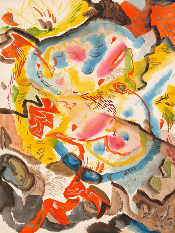 Poster Abstract Composition (I) - Fritz Stuckenberg