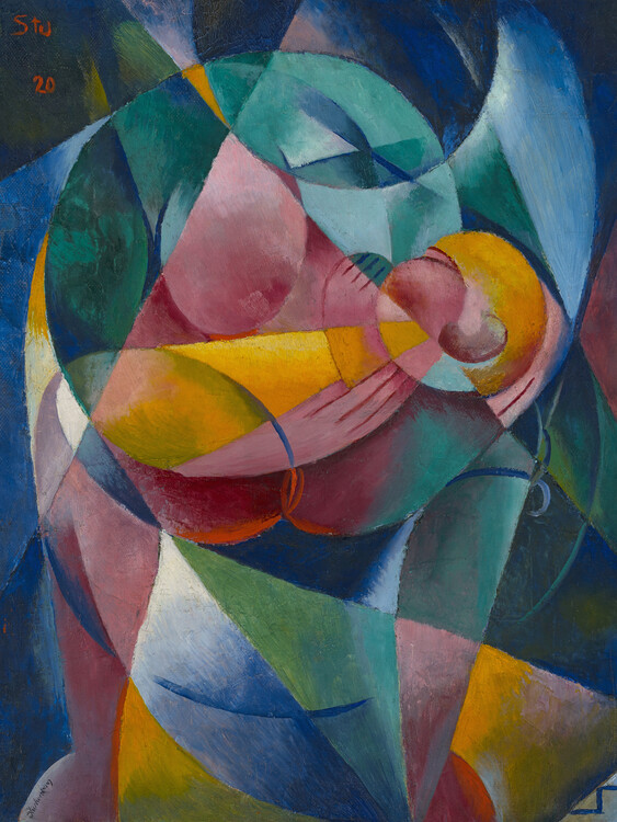 Levně Plakát, Obraz - Mother & Child, Fritz Stuckenberg, 30 × 40 cm