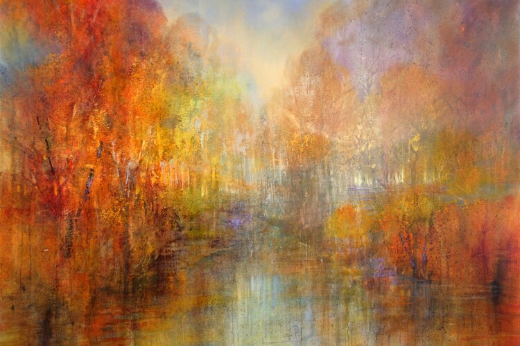 Poster When golden leaves start to fall