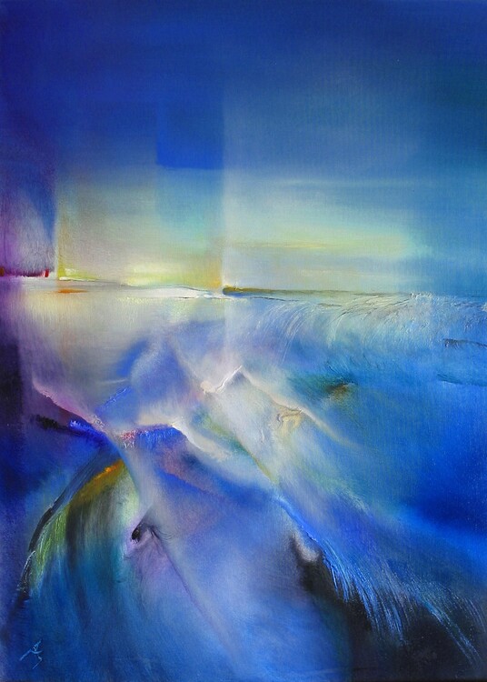 Plakát northern blue light