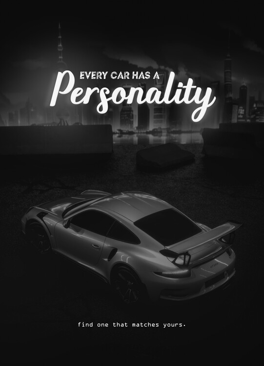 Plakat Discover Your Perfect Match - Porsche GT3 RS