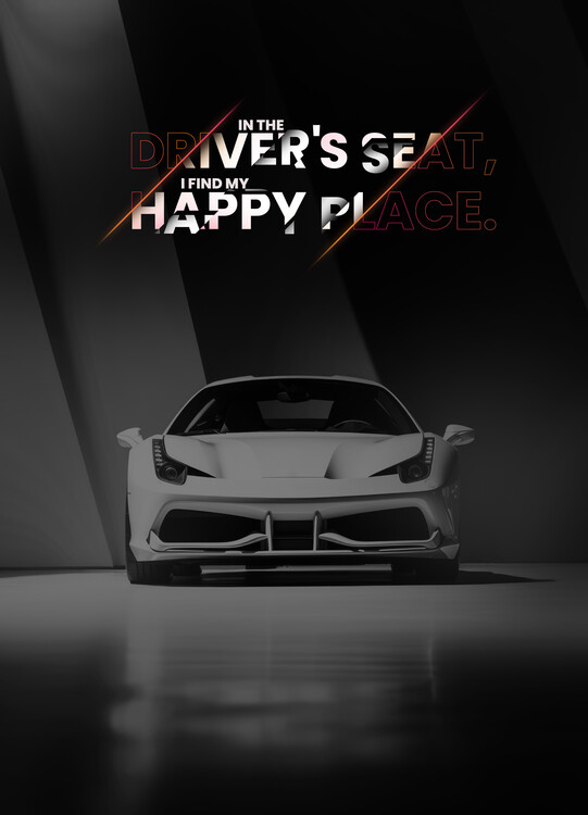 Plakat Embrace Blissful Drives - Ferrari