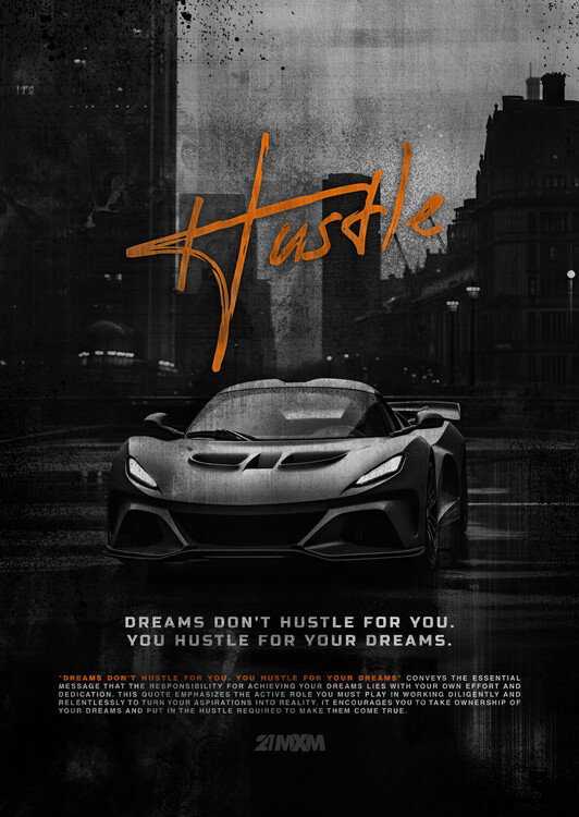 Plakat Your Dream, Your Hustle - Lotus Evija 'Hustle' Poster