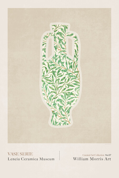 Bilde på lerret Emel Tunaboylu - Greek Vase 07 - William Morris