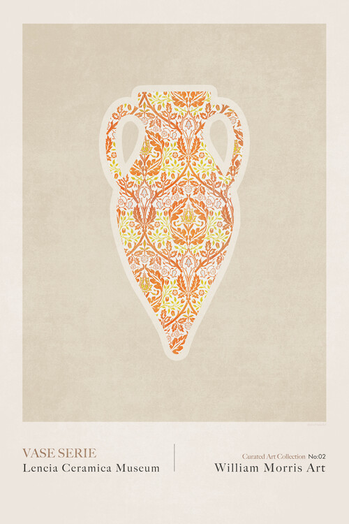 Poster Emel Tunaboylu - Greek Vase 02 - William Morris