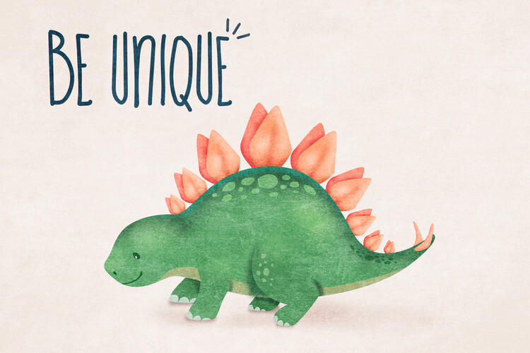 Tableau sur toile Emel Tunaboylu - Dino - Be unique