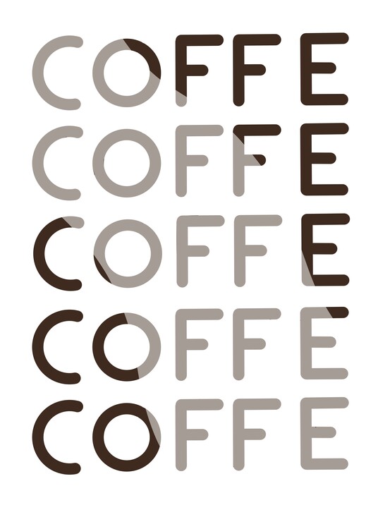 Plakat Coffe poster Coffee Modern minimalistic Café Shop Art