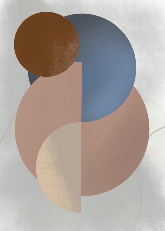 Плакат Modern Shapes Spheres by Anton Repetto