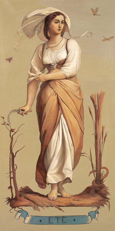 Vászonkép Summer, 1873 (The Four Seasons / Vintage Art) - Joseph Felon