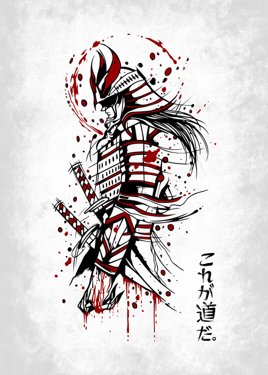 Poster Samurai Warrior - Demon Samurai
