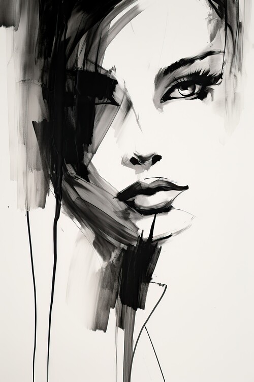 Juliste Portrait drawing