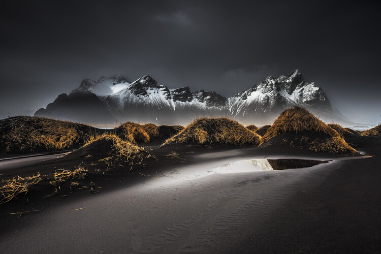 Canvas Print Stokksnes Iceland