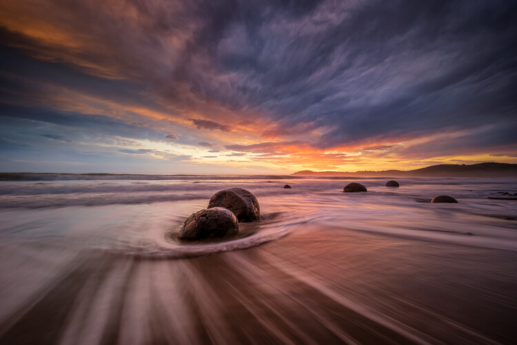Poster Moeraki Boulders