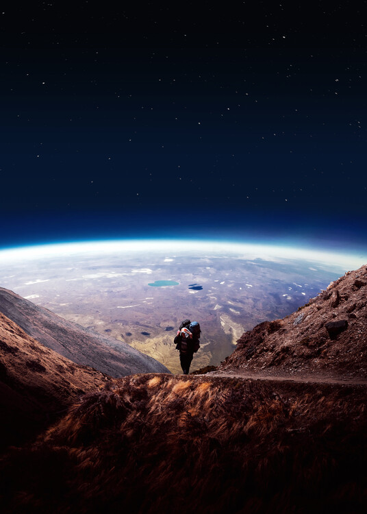 Плакат Mars Hiking