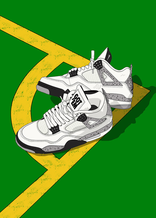 Poster sneakers players pro