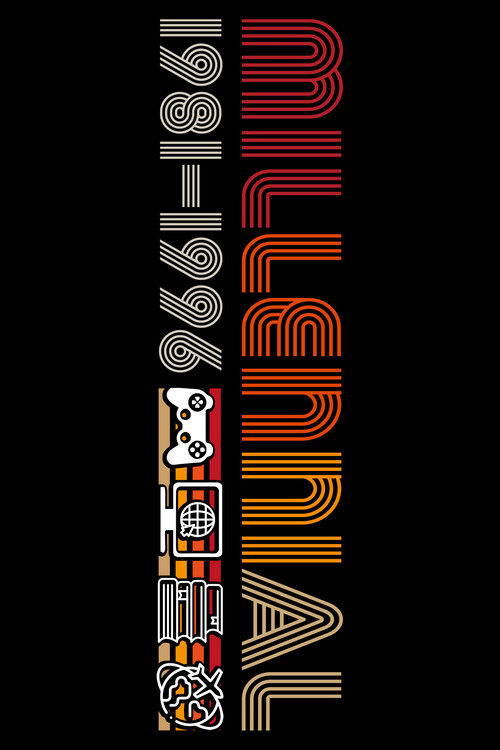Плакат Millennial 1981-1996