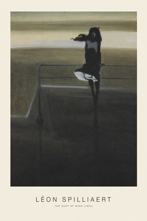 Плакат Gust of Wind (Gothic / Moody / Horror) - Léon Spilliaert