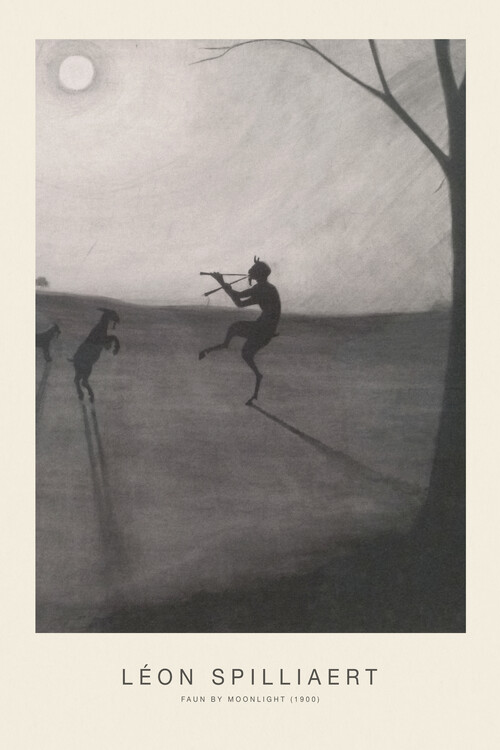 Плакат The Fawn (Gothic / Moody / Horror / Moon) - Léon Spilliaert