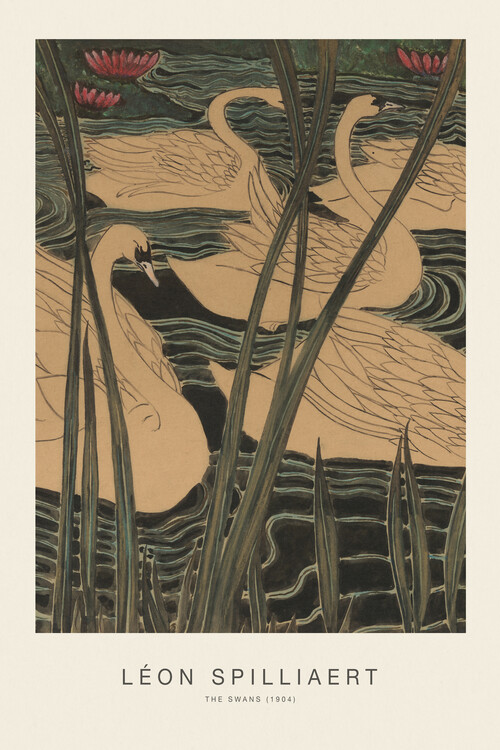 Плакат The Swans (Gothic / Moody / Majestic) - Léon Spilliaert