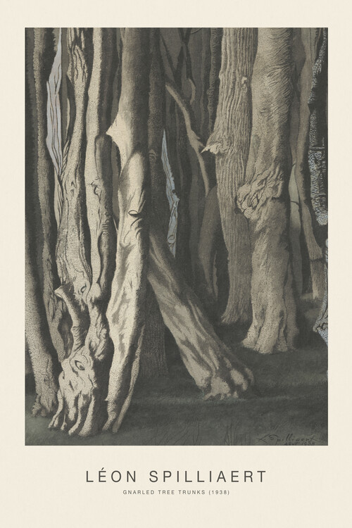 Плакат Gnarled Trunks (Gothic / Moody / Horror) - Léon Spilliaert