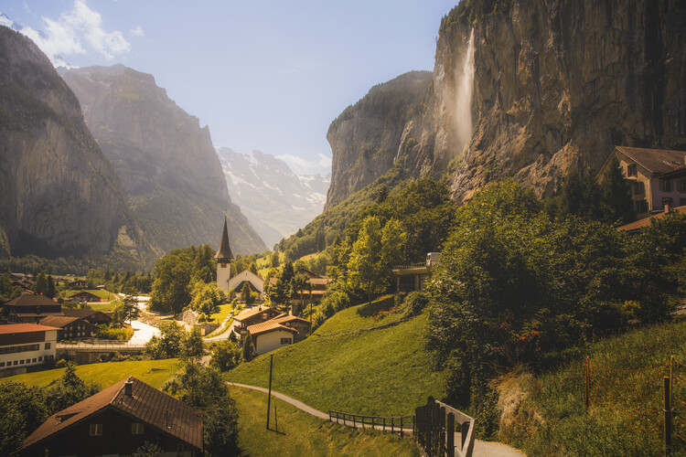Плакат Lauterbrunnen Landscape